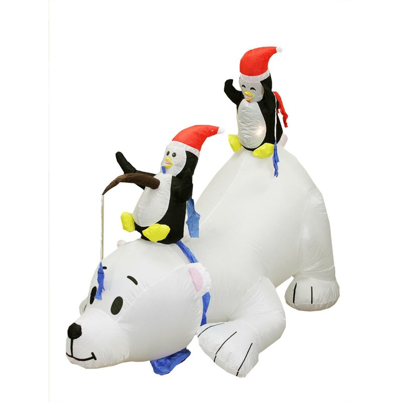 animated polar bear inflatable